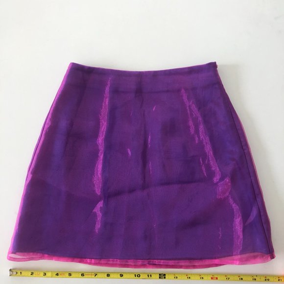 dEliA*s iridescent purple skirt - Picture 4 of 7